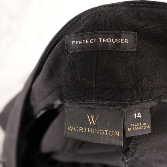 Worthington Perfect Trouser black 14 - Picture 10 of 10